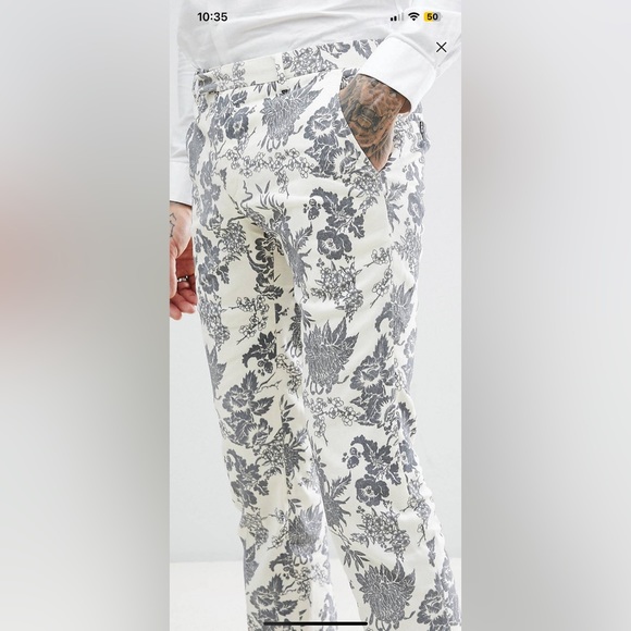 Twisted Tailor Linen Flocked Velvet Suit Never Worn Out - Picture 5 of 7